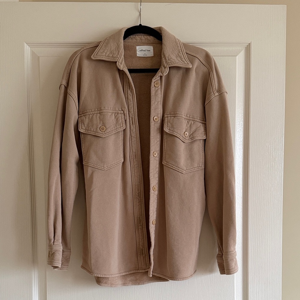 Wilfred Light Brown Shirt Jacket